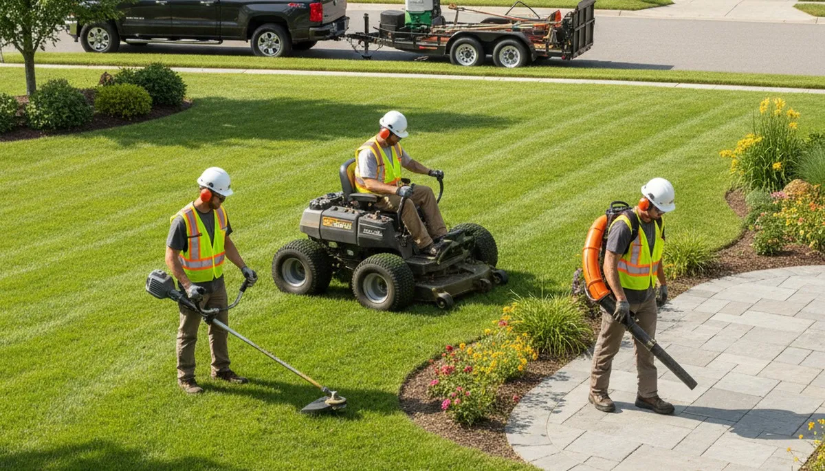 Professional lawn service in Allentown, PA for healthy, well-maintained residential landscaping