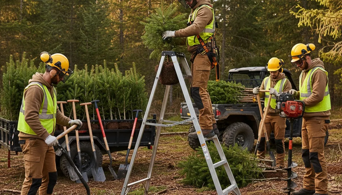 Tree planting service in Allentown, PA by local arborist for residential and commercial properties