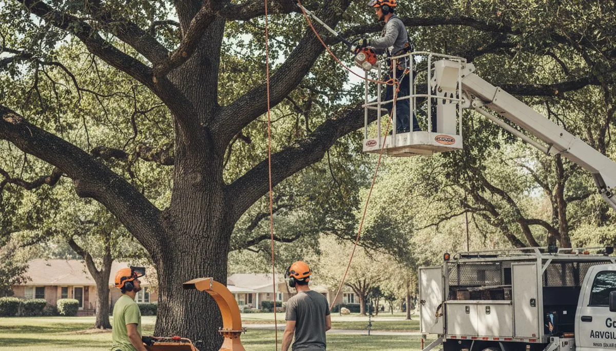 Allentown, PA arborist pruning trees to improve health and storm safety